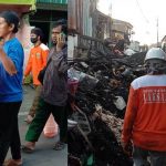 Hari Ke-2 di Lokasi Bencana Kebakaran, Kembali Relawan FPI Makassar Bagikan 100 Paket Nasi Bungkus