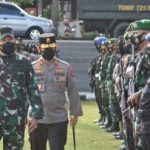 Pangdam Hasanuddin Pimpin Apel Gelar Pasukan Kunker RI-1 di Kabupaten Wajo
