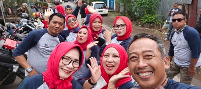 Jelang Kegiatan Fun Bike Kipass SMPN 5 Makassar Jajaki Route dengan Motor Touring