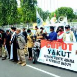 Apel Siaga Umat Aksi Bela Islam Jilid II di Kota Makassar Tuntut Yaqut Ditangkap