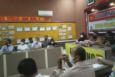 Polres Enrekang Gelar Rakor Lintas Sektoral Operasi Ketupat Tahun 2022